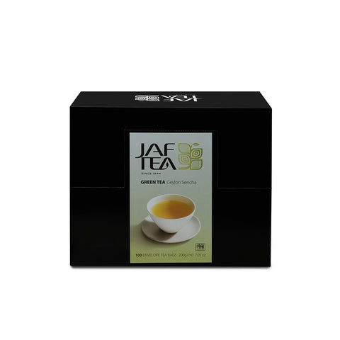 Jaf Ceylon Sencha Green Tea, 100 Count Tea Bags
