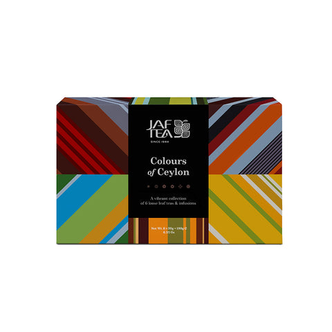 Jaf Colours Of Ceylon Assortment Box, Loose Tea