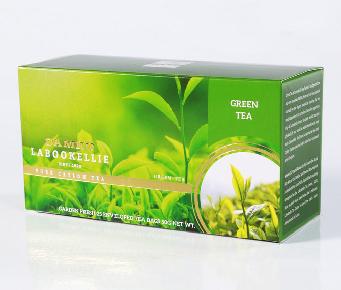 Damro Melfort Green Tea, 25 Count Tea Bags