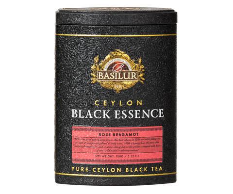 Basilur Black Essence Rose Bergamot Tea, Loose Tea 100g