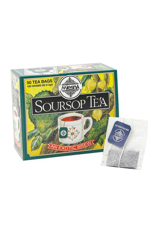 Mlesna Soursop Tea, 50 Count Tea Bags
