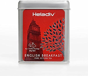 Heladiv English Breakfast, 15 Count Tea Bags