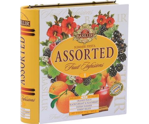 Basilur Fruit Infusions Summer Fiesta, 32 Count Tea Bags
