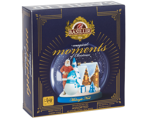 Basilur Magic Moments Collection 1 Midnight Noel, 32 Count Tea Bags