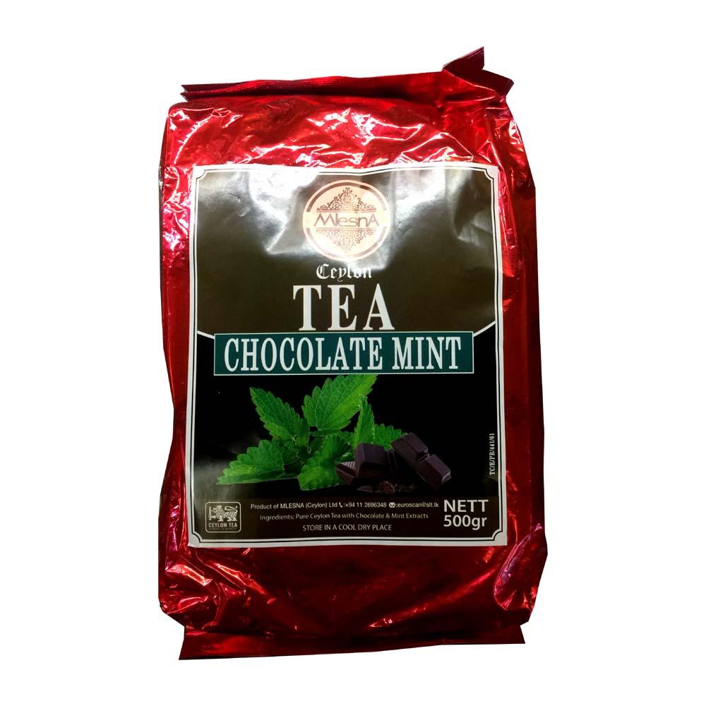 Mlesna Chocolate Mint Flavoured Ceylon Tea, Loose Tea 500g