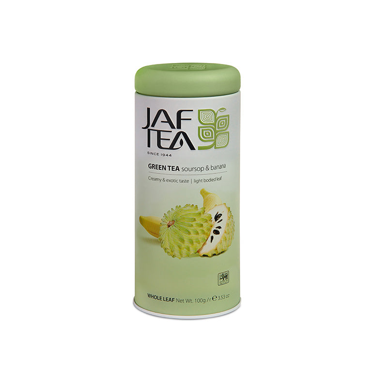 Jaf Soursop And Banana Flavoured Ceylon Green Tea, Loose Tea 100g