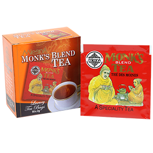 Mlesna Monk's Blend Flavoured Ceylon Tea, 10 Count Tea Bags
