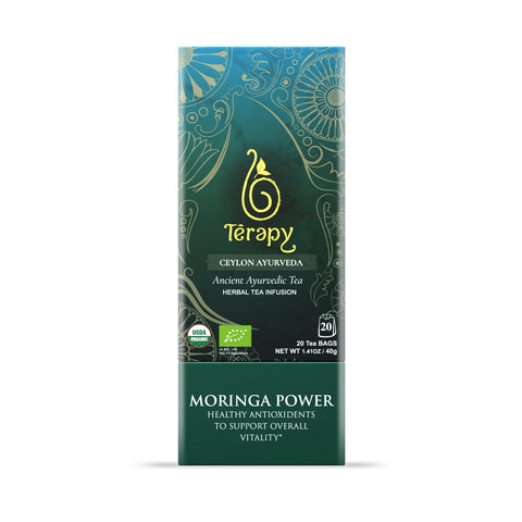 Terapy Ceylon Moringa Power, 20 Count Tea Bags
