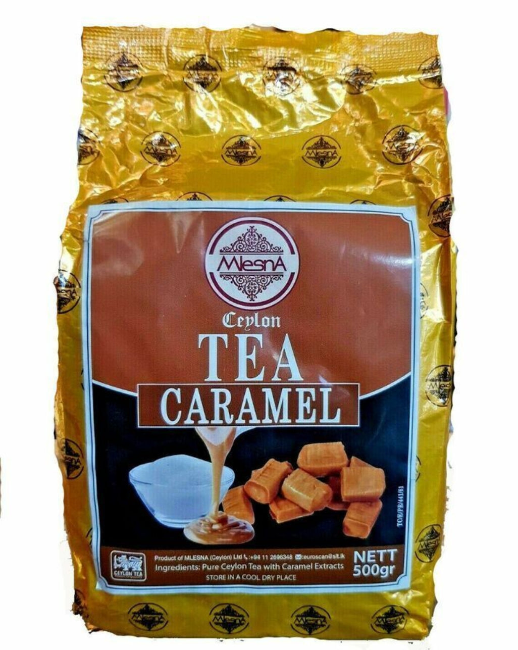 Mlesna Caramel Flavoured Ceylon Tea, Loose Tea 500g