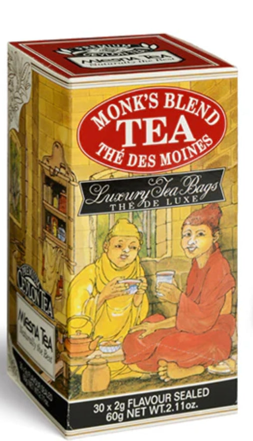 Mlesna Monk's Blend Flavoured Ceylon Tea, 30 Count Tea Bags