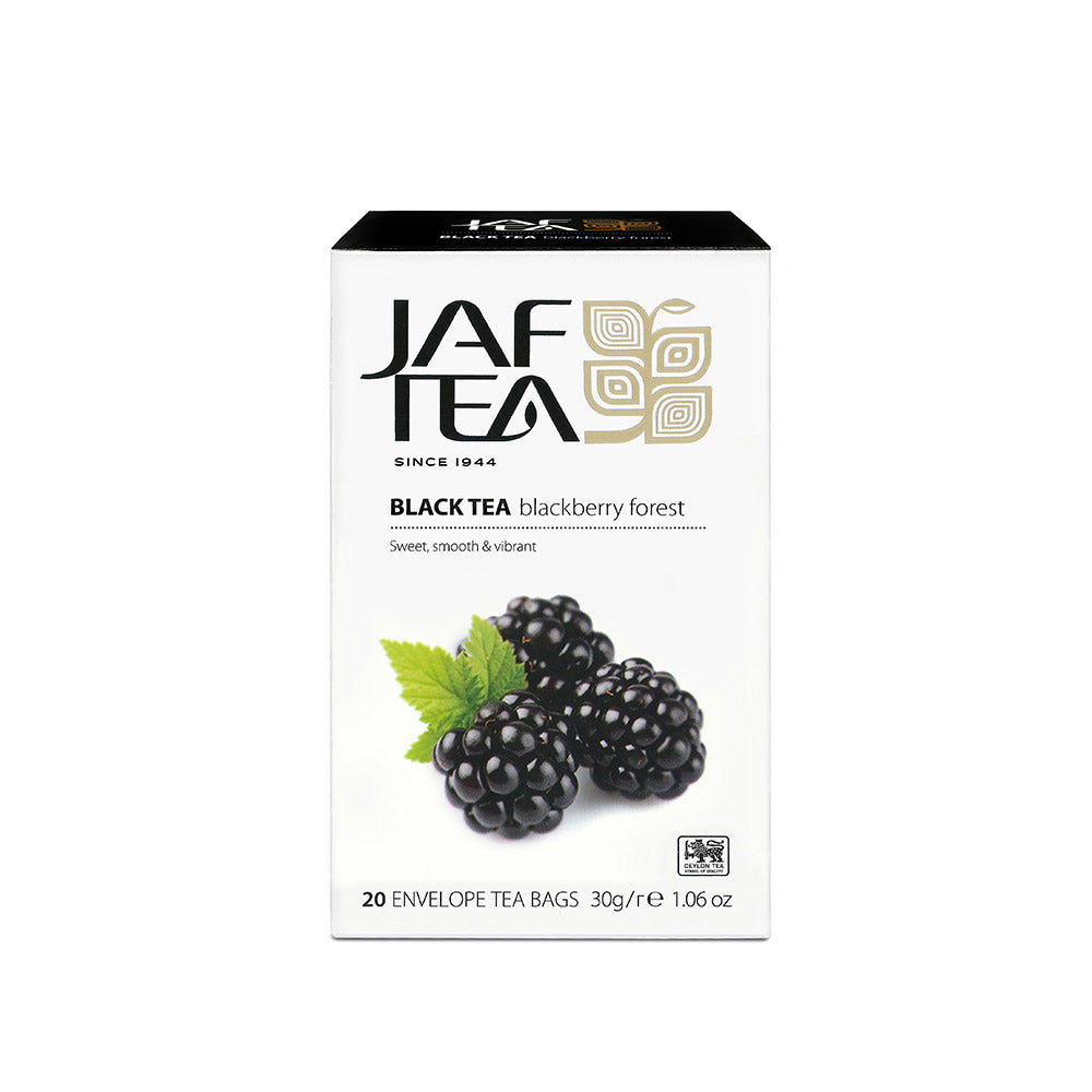 Jaf ブラックベリー フォレスト セイロン紅茶、20 カウント ティーバッグ