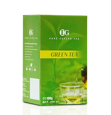 DG Ceylon Green Tea, Loose Tea 100g