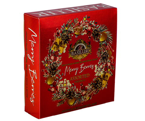 Basilur Merry Berries Assorted Tea Volume 2, 40 Count Tea Bags