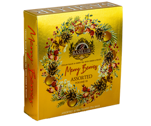 Basilur Merry Berries Assorted Tea Volume 3, 40 Count Tea Bags