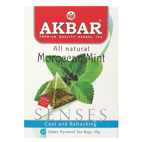 Akbar Moroccan Mint Infusion Tea, 20 Count Tea Bags