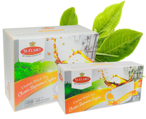 St Clair's Supreme Ceylon Tea, 100 Count Tea Bags