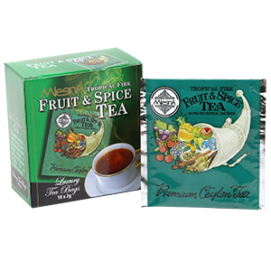 Mlesna Fruit And Spice Flavoured Ceylon Tea, 10 Count Tea Bags