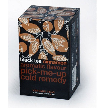 Vintage Cinnamon Flavoured Ceylon Tea, 30 Count Tea Bags