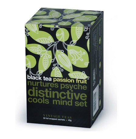 Vintage Passion Fruit Flavoured Ceylon Tea, 30 Count Tea Bags