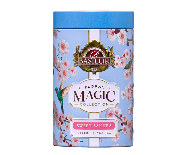 Basilur Floral Magic Sweet Sakura, Loose Leaf Black Tea 75g