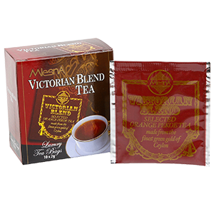 Mlesna Victorian Blend Tea, 10 Count Tea Bags