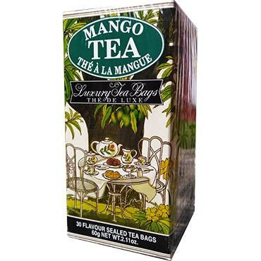 Mlesna Mango Flavoured Ceylon Tea, 30 Count Tea Bags