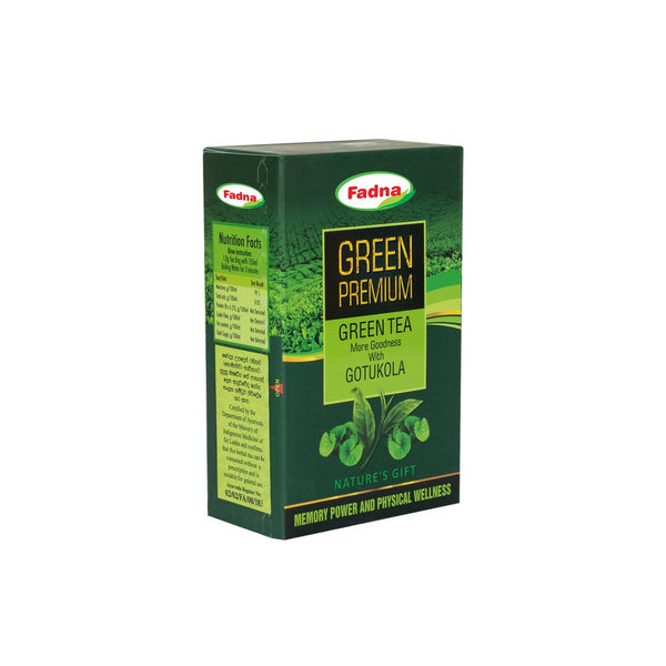 Fadna Green Tea With Gotukola, 20 Count Tea Bags