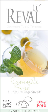Te Reval Camomile Fresh Tea, 15 Count Tea Bags