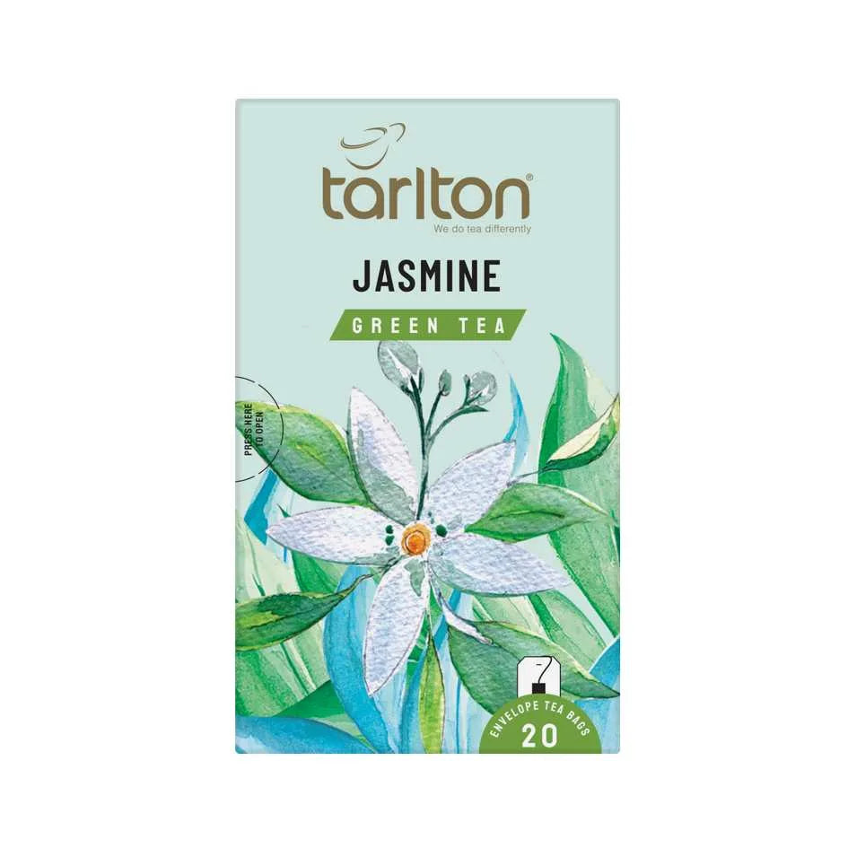 Tarlton Jasmine Ceylon Green Tea, 20 Count Tea Bags