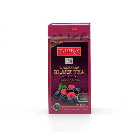 Impra Wildberry Black Tea Caddy, Loose Tea 200g