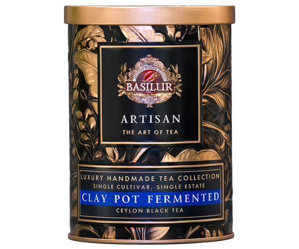 Basilur Clay Pot Fermented Handmade Black Tea, Loose Tea 50g