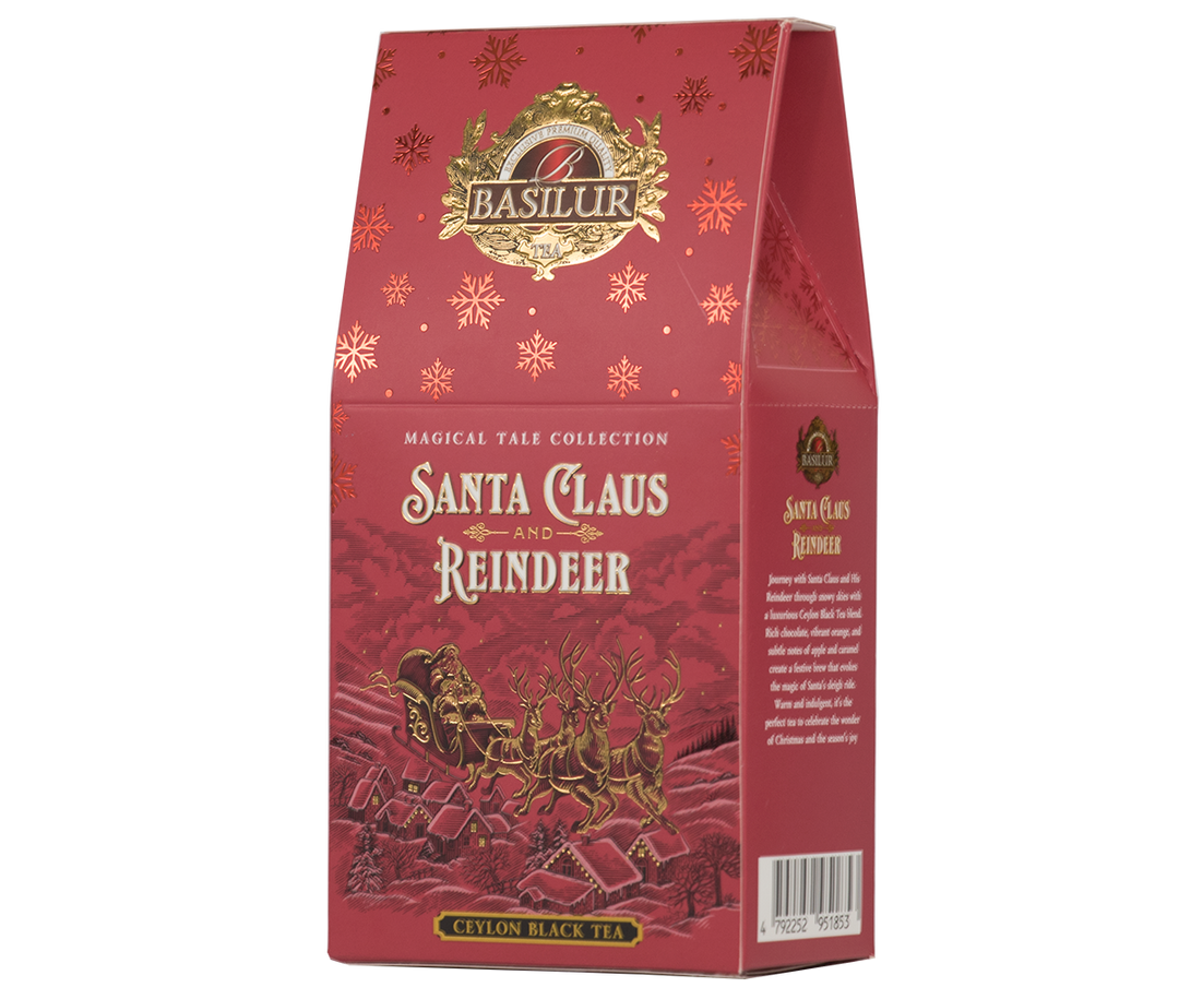Basilur The Santa Claus and Reindeer, Loose Leaf Black Tea 75g