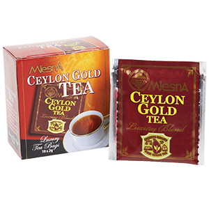 Mlesna Ceylon Gold Tea, 10 Count Tea Bags