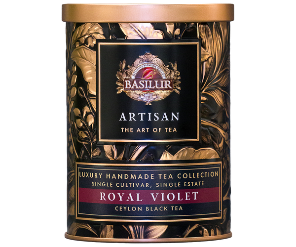 Basilur Royal Violet Handmade Black Tea, Loose Tea 50g