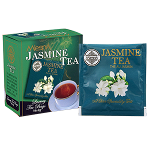 Mlesna Jasmine Flavoured Ceylon Tea, 10 Count Tea Bags
