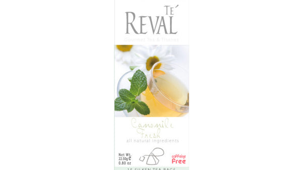 Te Reval Camomile Fresh Tea, 15 Count Tea Bags