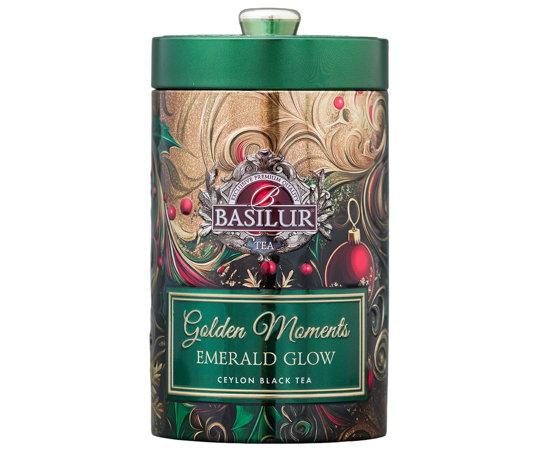 Basilur Emerald Glow Tin Caddy, Loose Tea 100g