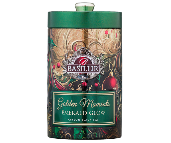 Basilur Emerald Glow Tin Caddy, Loose Tea 100g