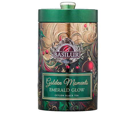 Basilur Emerald Glow Tin Caddy, Loose Tea 100g