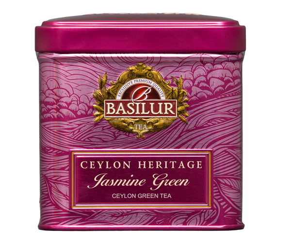 Basilur Ceylon Heritage Jasmine Green Tea, Loose Tea 50g