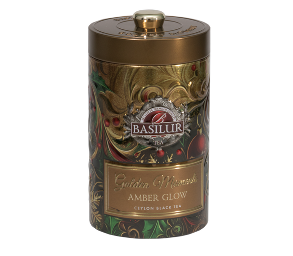 Basilur Amber Glow Tin Caddy, Loose Tea 100g