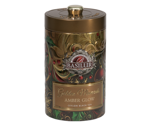 Basilur Amber Glow Tin Caddy, Loose Tea 100g