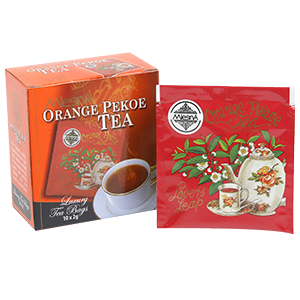 Mlesna Orange Pekoe Ceylon Tea, 10 Count Tea Bags