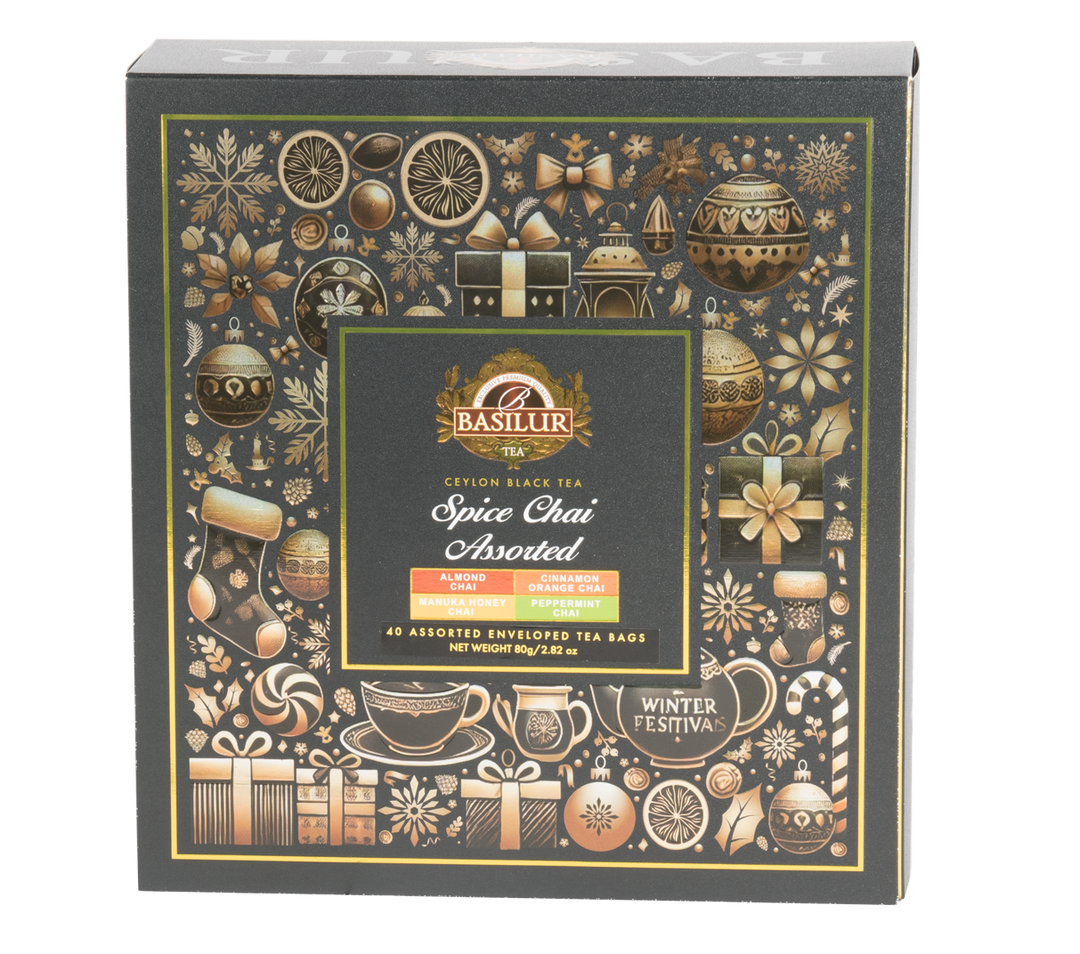 Basilur Basilur Spice Chai Assorted Gift Pack, 40 Count Tea Bags