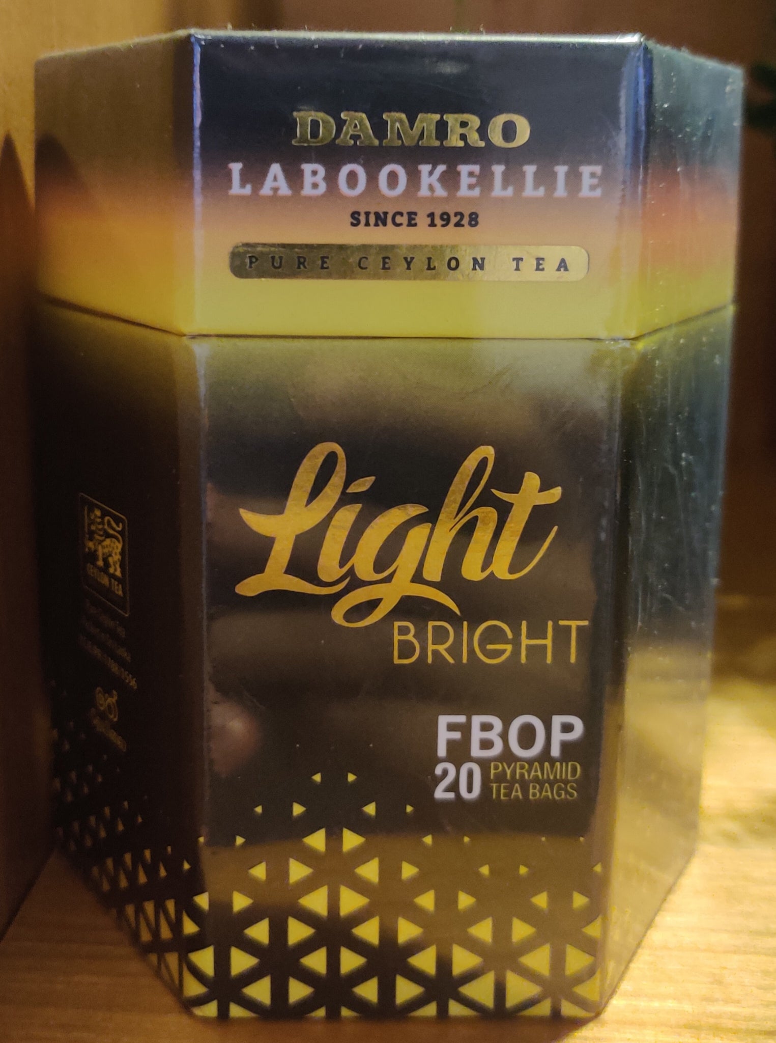 Damro Labookellie Light Bright FBOP Pure Ceylon Black Tea, 20 Count Te ...