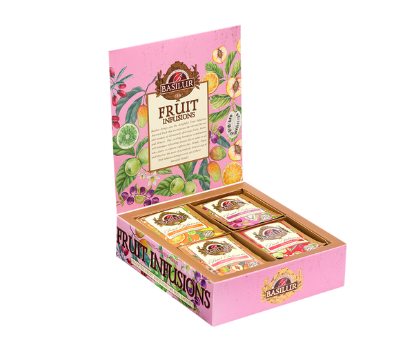 Basilur Assorted Fruit Infusion Tea Volume 2, 40 Count Tea Bags
