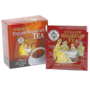 Mlesna English Breakfast Ceylon Tea, 10 Count Tea Bags