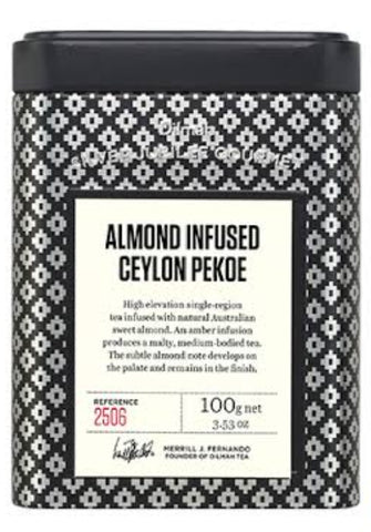 Dilmah Silver Jubilee Gourmet Almond Infused Ceylon Pekoe, Loose Tea 100g