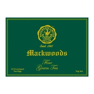 Mackwoods Green Tea, 25 Count Tea Bags