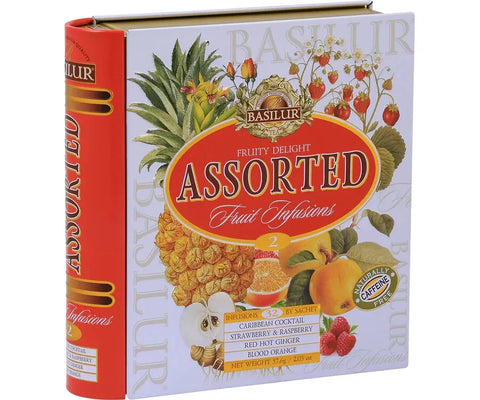 Basilur Fruit Infusions Fruity Delight, 32 Count Tea Bags
